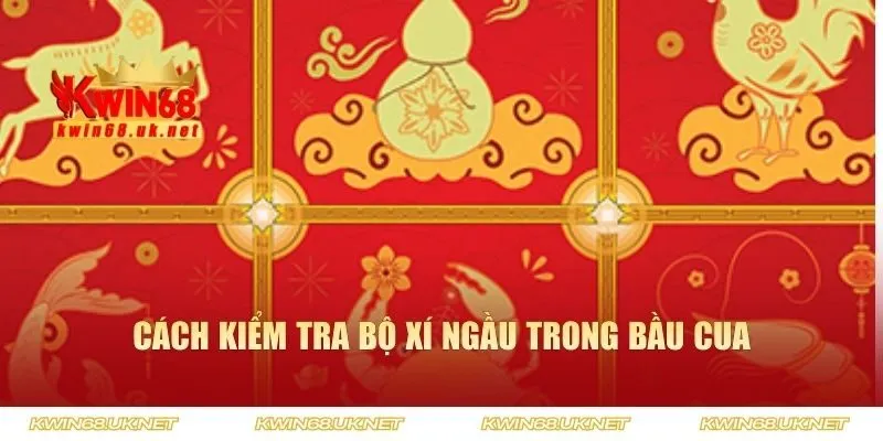 Cách kiểm tra bộ xí ngầu trong bầu cua